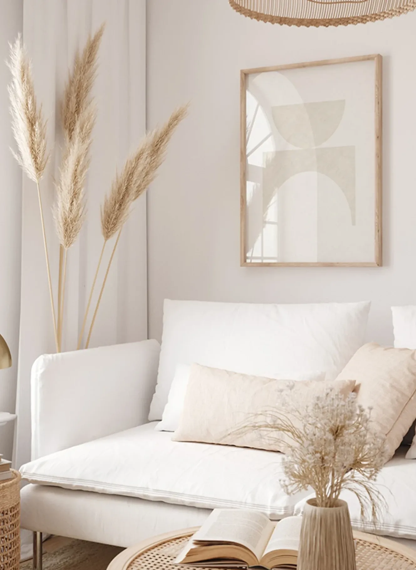 Wandbild FORM DER RUHE mit Rahmen