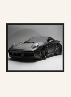 Wandbild PORSCHE 911 TURBO S 995 mit Rahmen