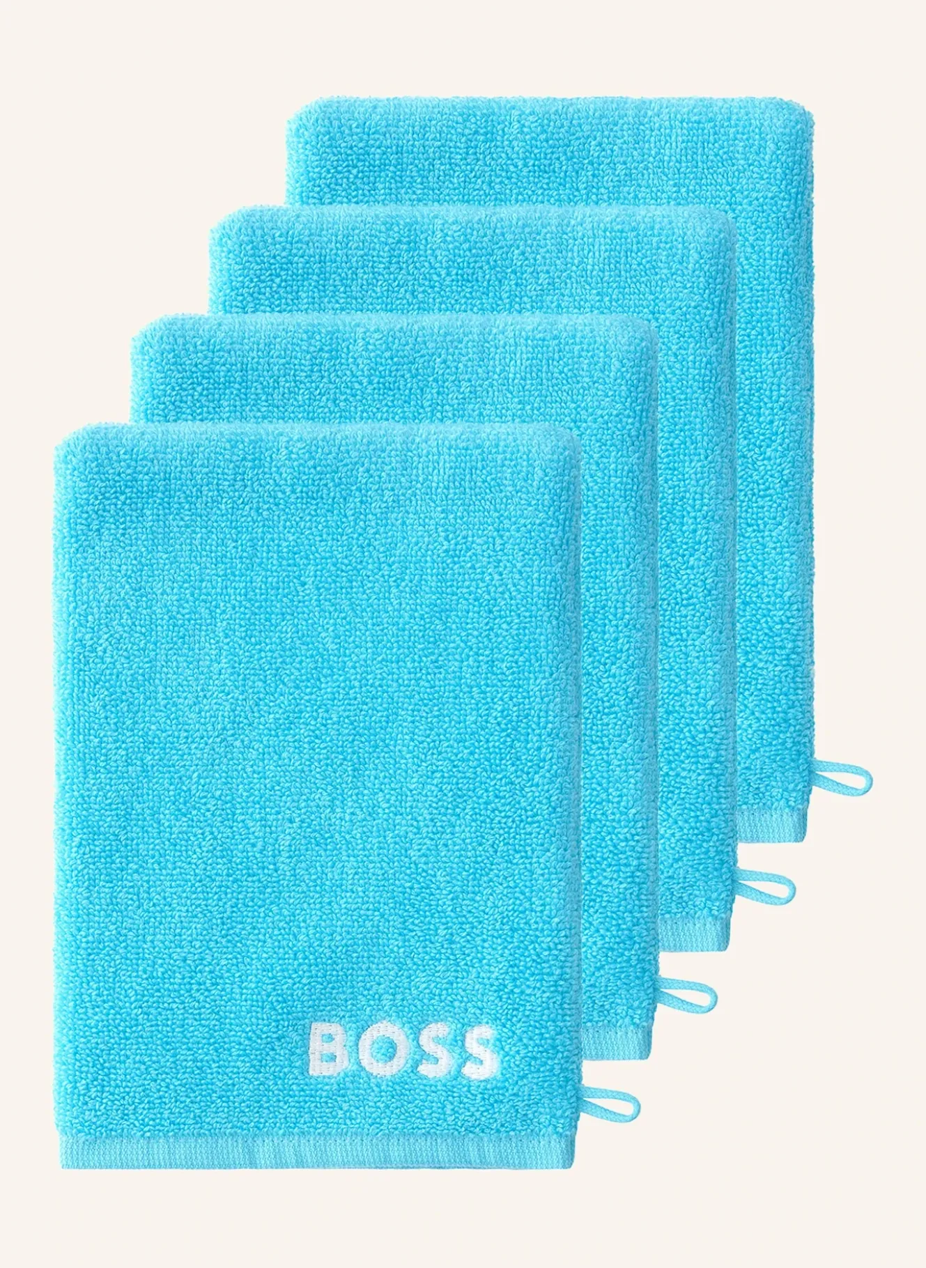 Waschhandschuh 4er Set PLAIN
