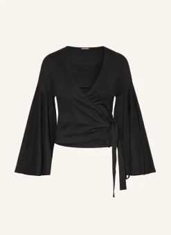 Wickelbluse LE CACHE COEUR VENTADOU mit 3/4-Arm