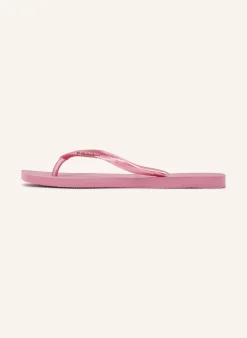 Zehentrenner SLIM SQUARE LOGO METALLIC