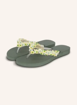 Zehentrenner TULUM BLOOM YELLOW